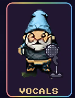 One Gnome vocals mode with singing gnome